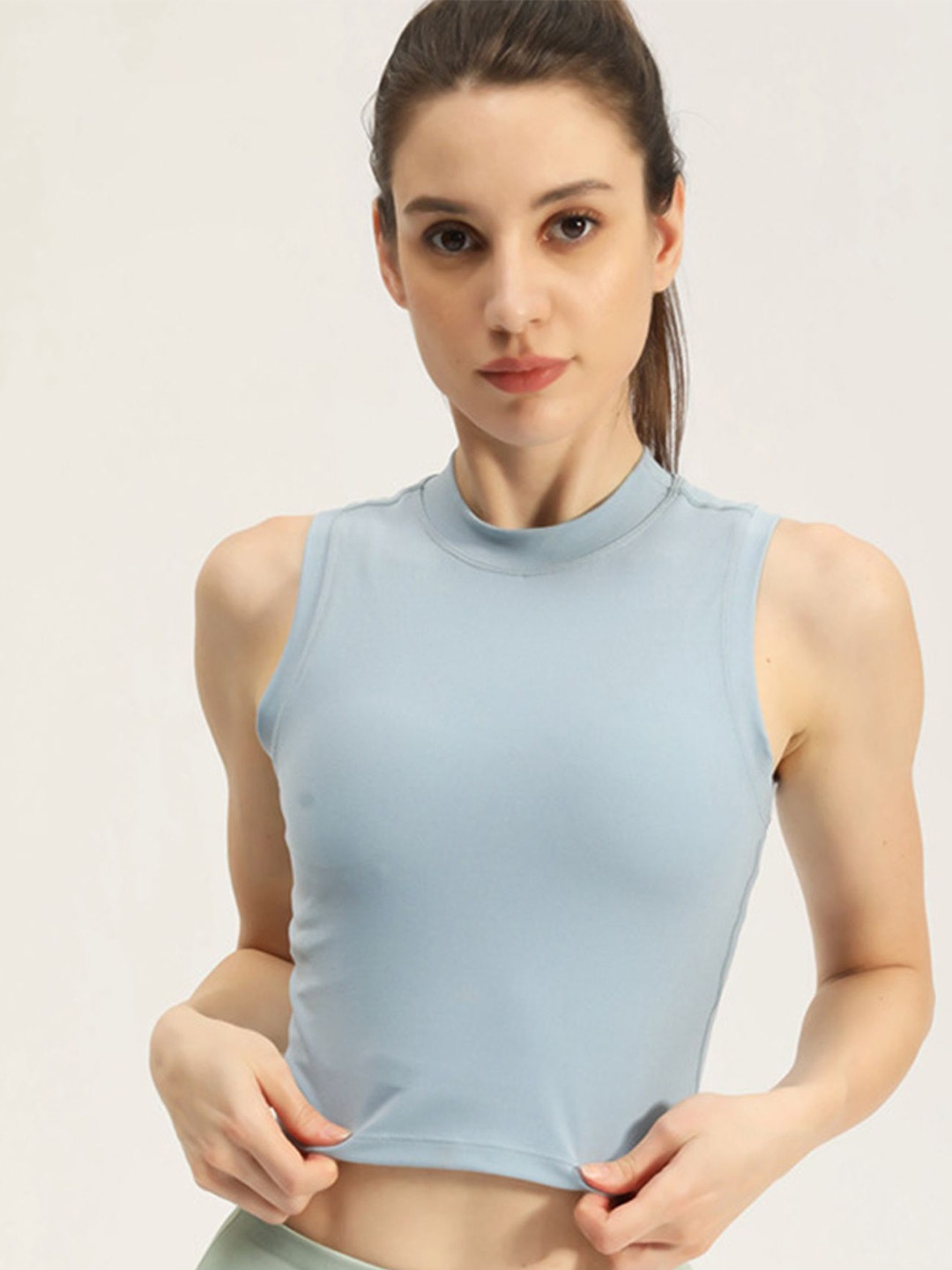 

LULU & SKY Crop Top, Blue