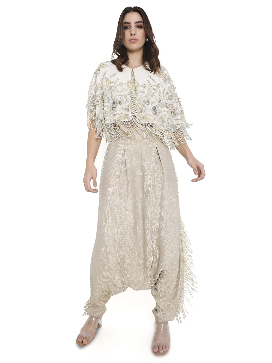 

Payal Singhal Embroidered Co-Ords, White