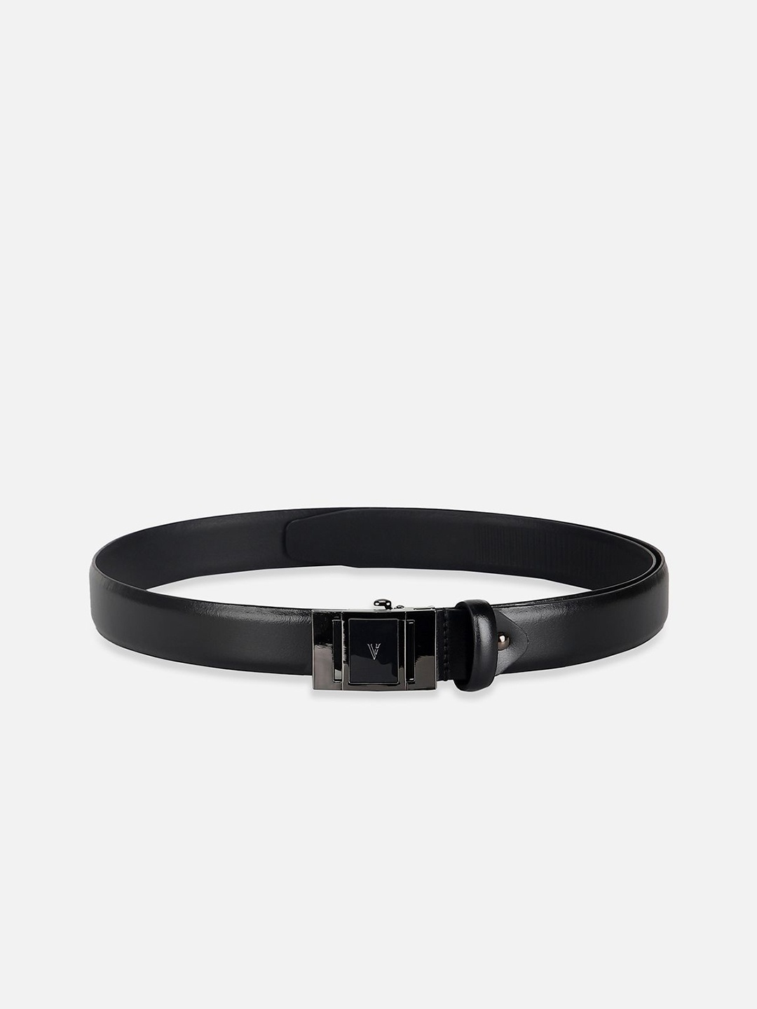 

Van Heusen Men Solid Slider Buckle Closure Formal Belt, Black