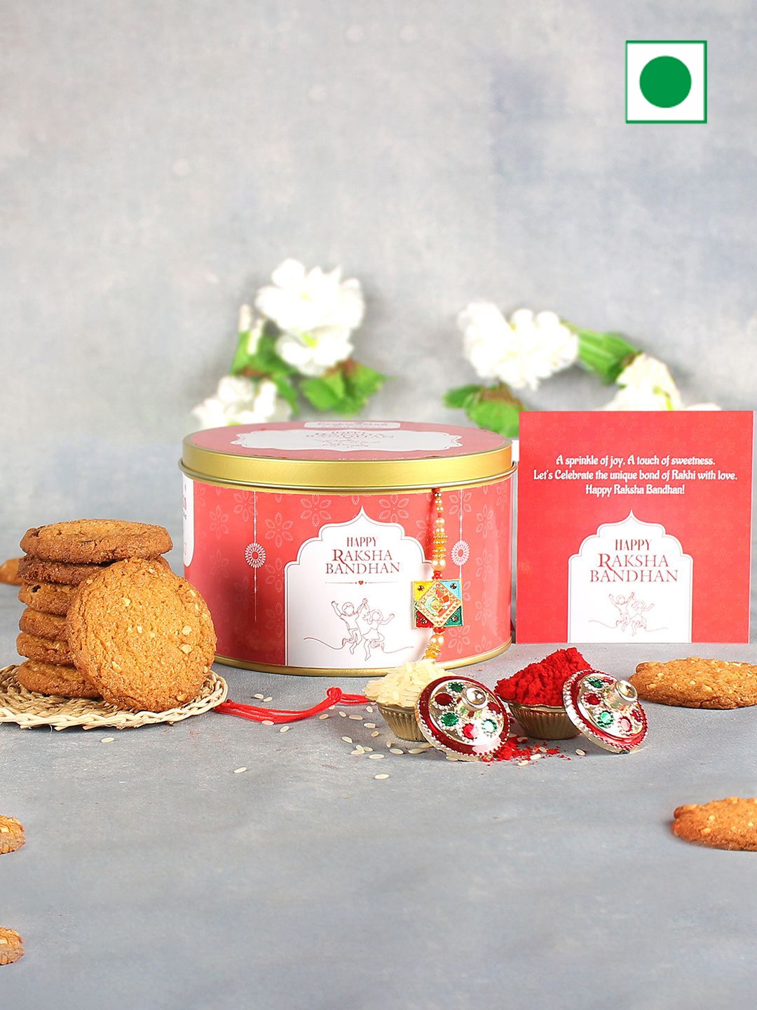 

Cookieman Set Of 2 Assorted Gift Set, Red