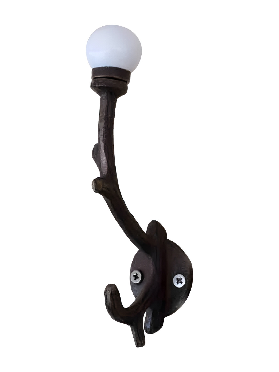 

Indianshelf White & Black 4 Pieces Metal Utility Hooks