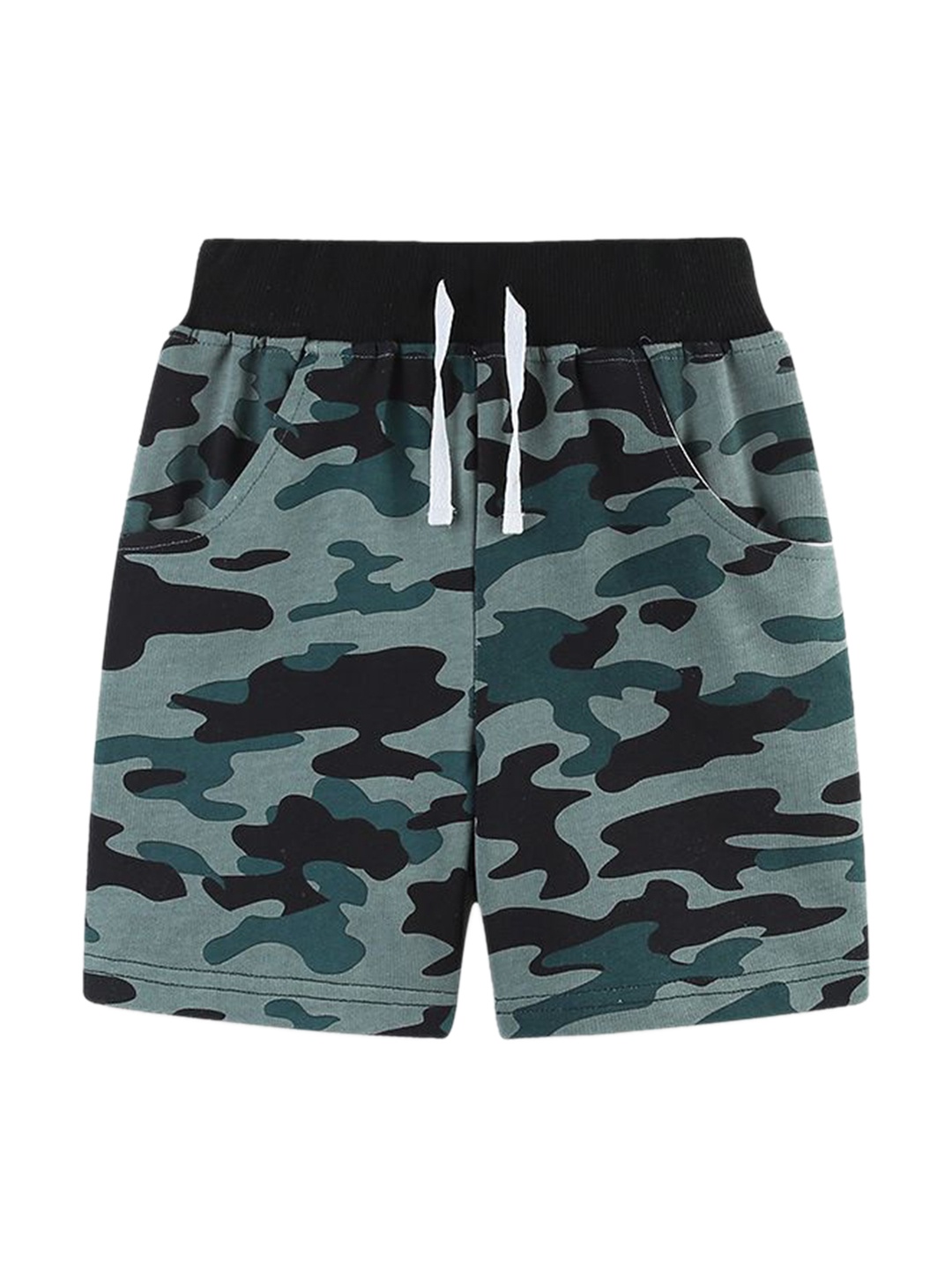 

StyleCast Boys Camouflage Printed Regular Fit Shorts, Green