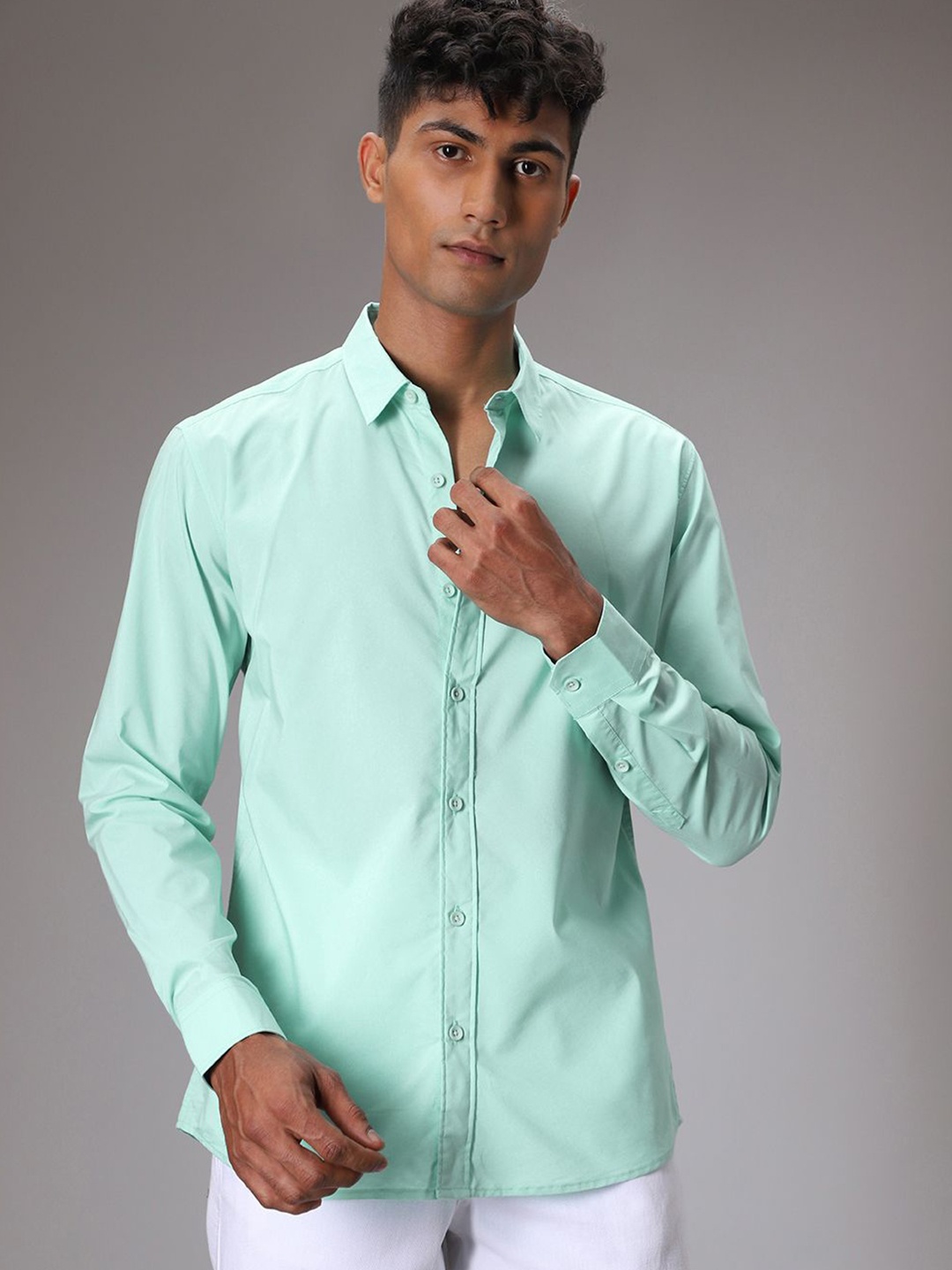 

Banana Club Cotton Shirt, Green