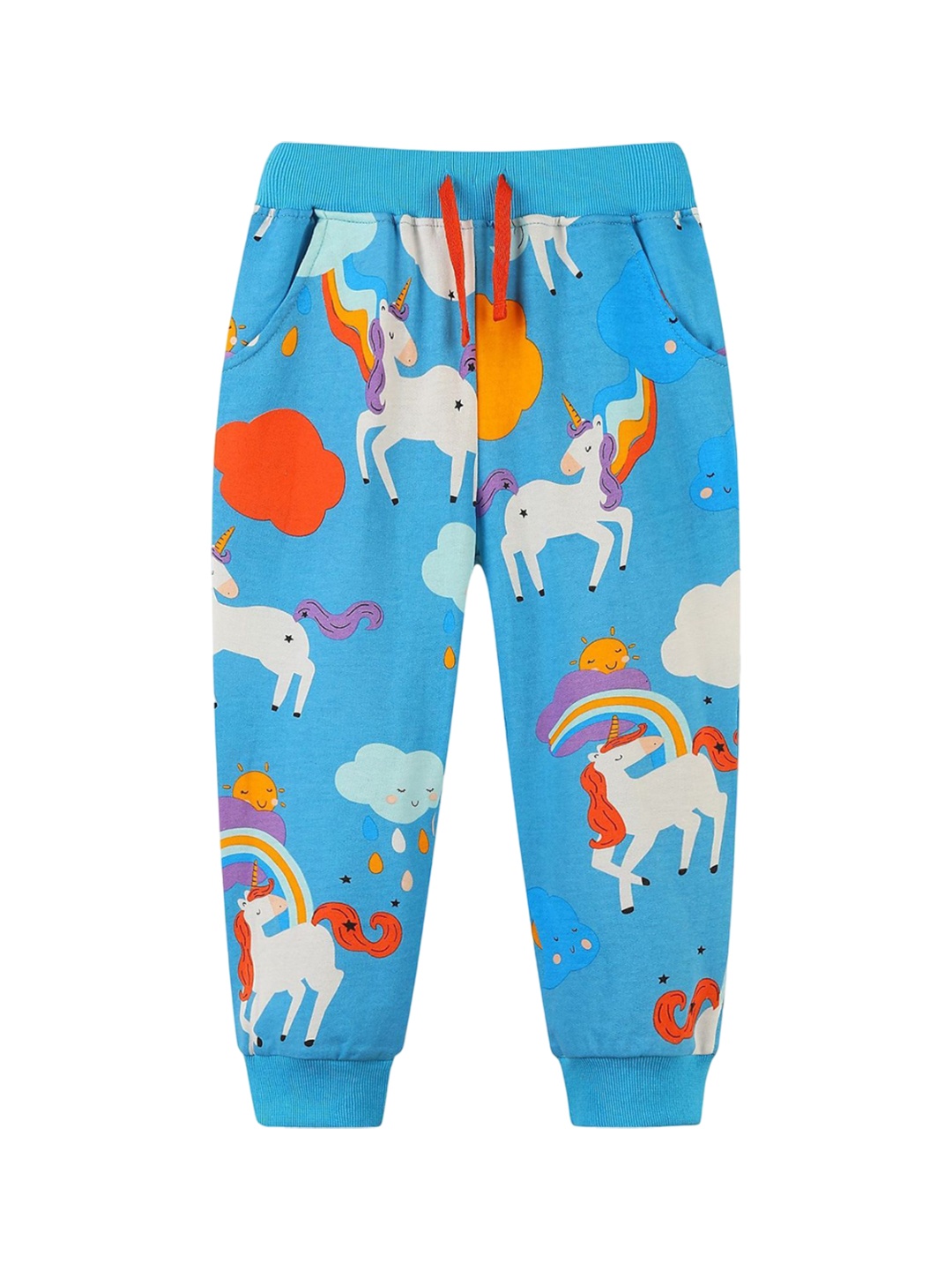 

StyleCast Boys Printed Mid-Rise Joggers, Blue