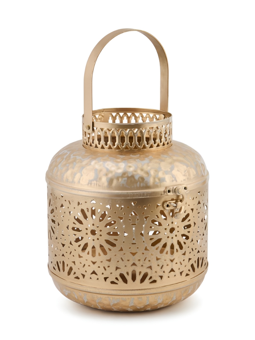 

Fabindia Nira Brown Textured Cylindrical Shaped Table Lamp