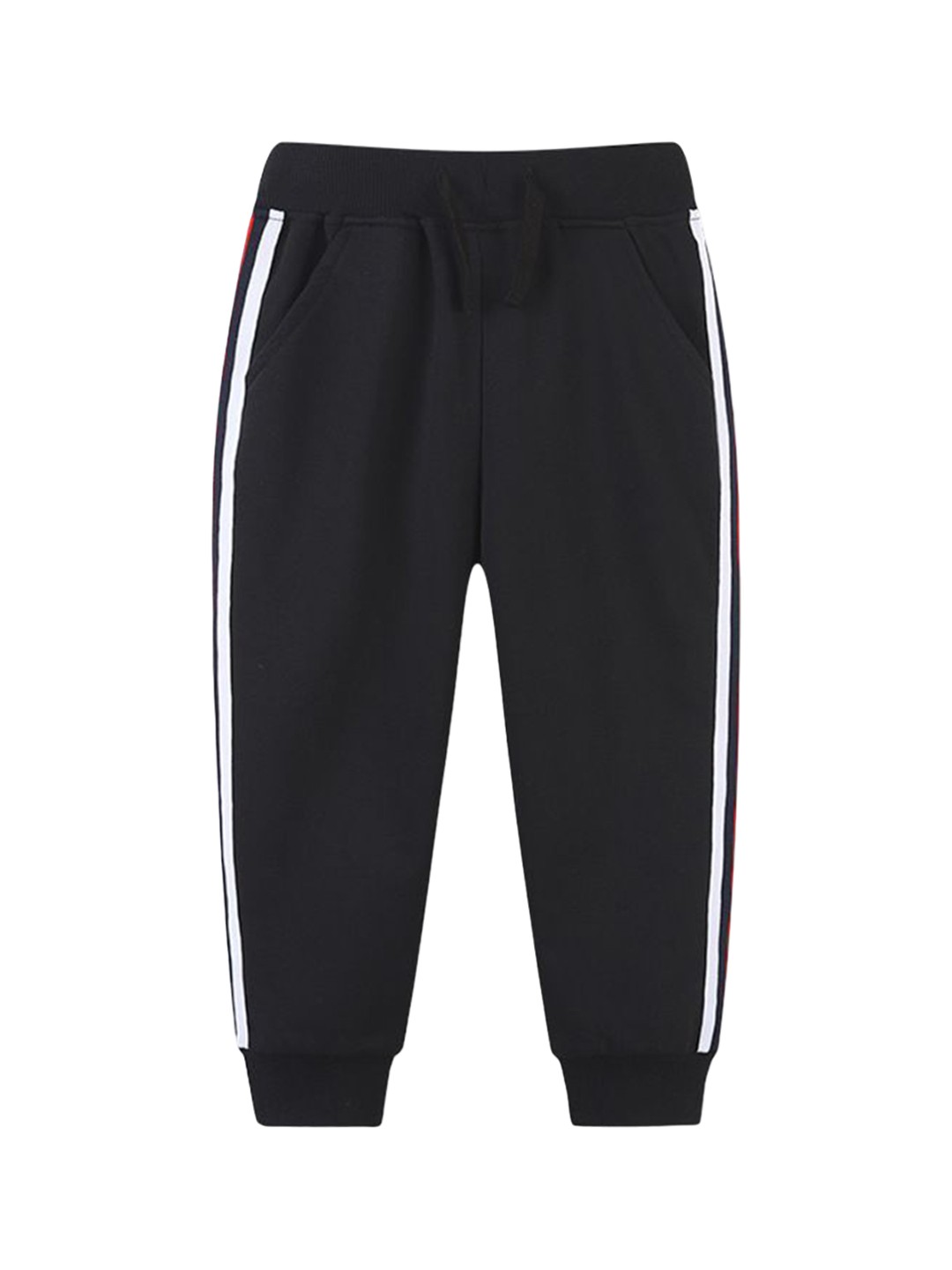 

StyleCast Boys Mid-Rise Cotton Joggers, Black