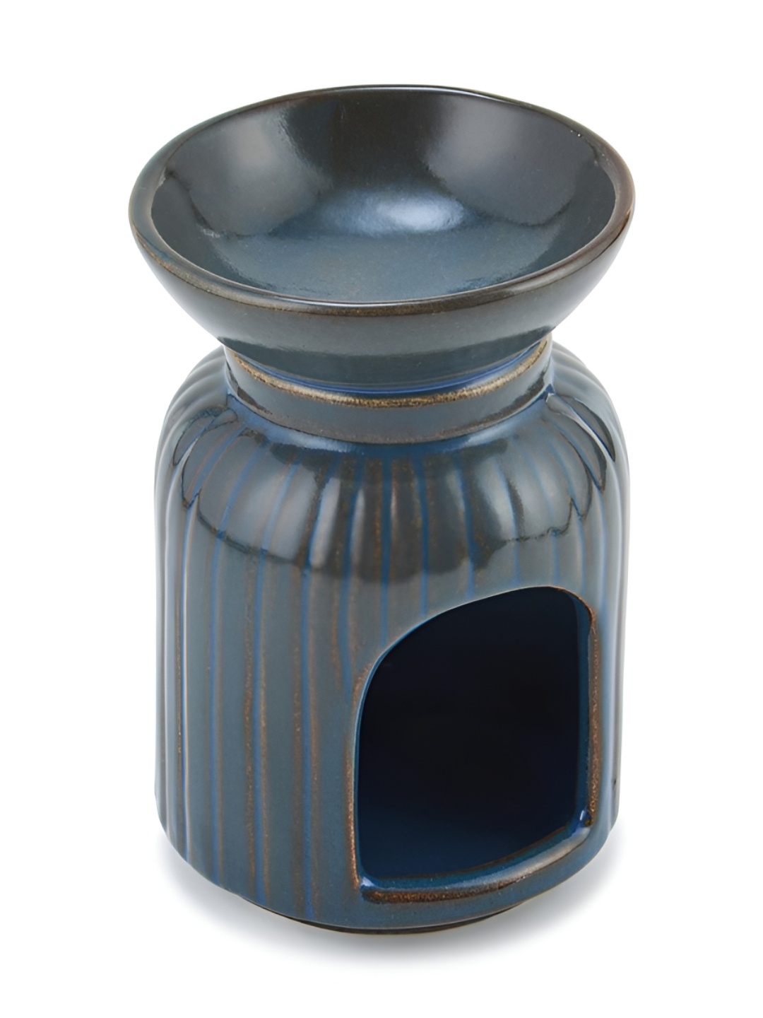 

Fabindia Blue Ceramic Glazed Mehak Burner