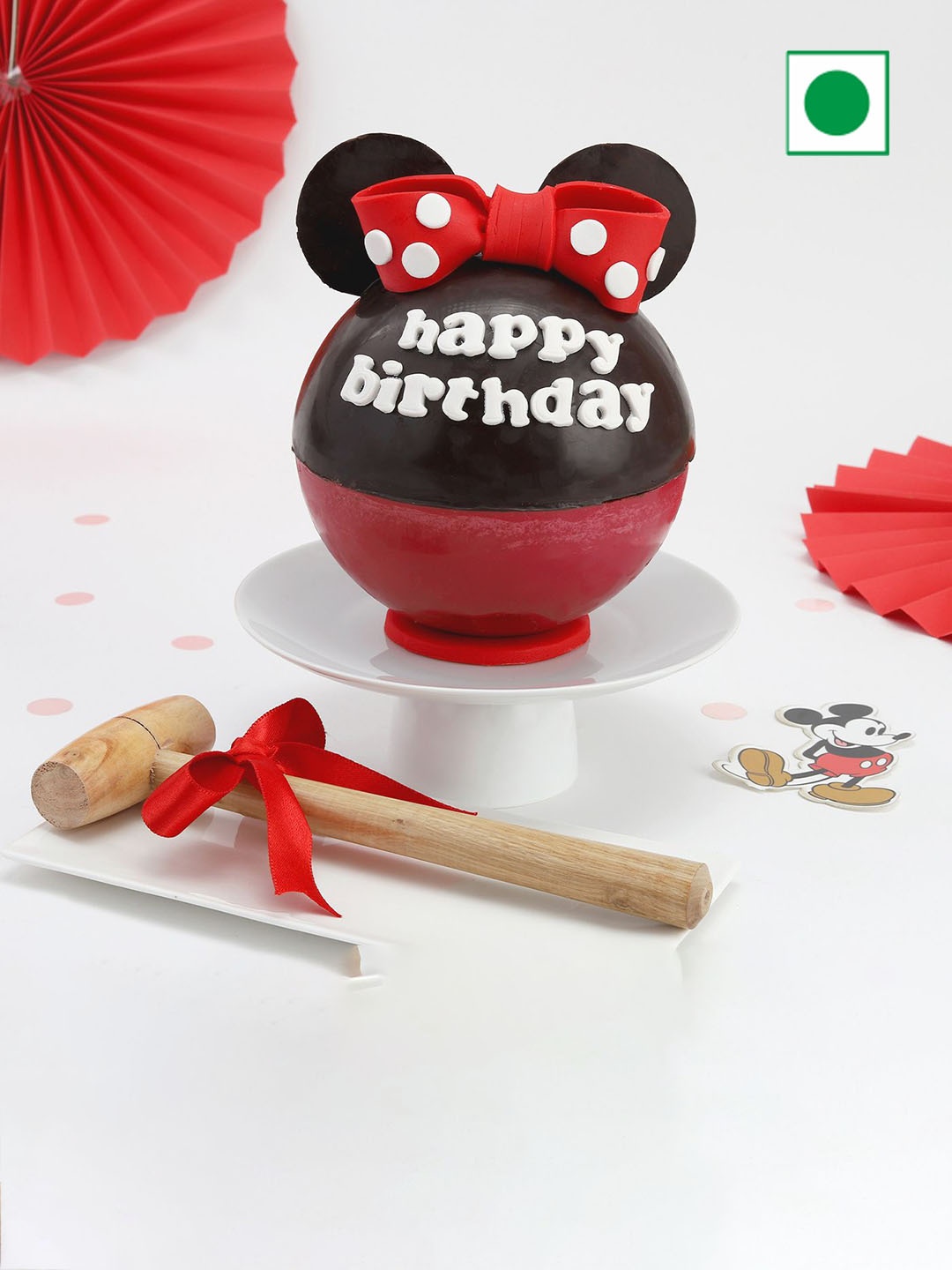 

IGP Minnie Mouse Pinata Cake (750 Gm), Red