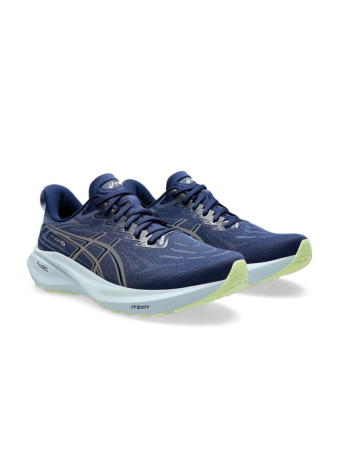 

ASICS GT-2000 13 Men Textured Lace-Ups Running Sports Shoes, Blue