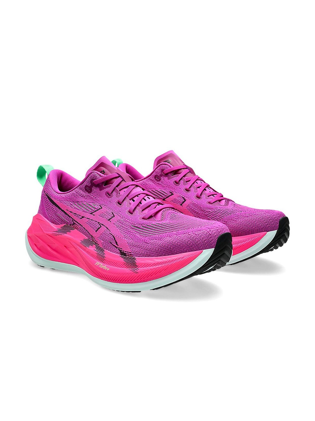 

ASICS SUPERBLAST 2 Unisex Colorblocked Lace Ups Non-Marking Running Shoes, Magenta