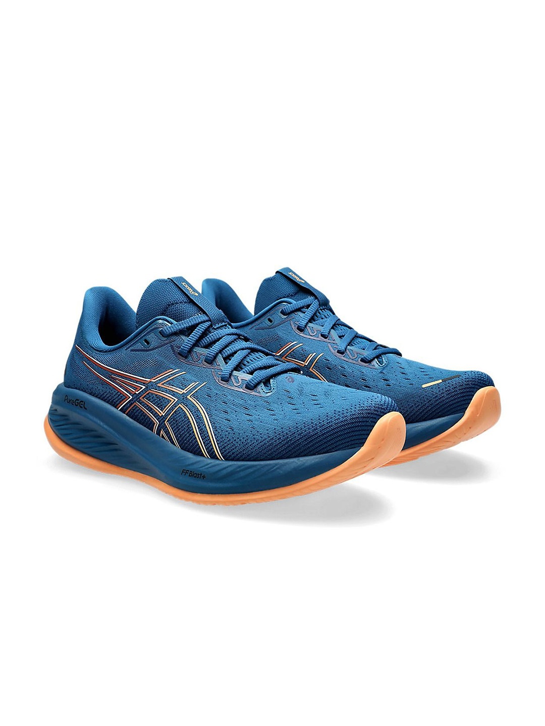 

ASICS Gel-Cumulus 26 Men Lace-Ups Textured Running Sports Shoes, Blue