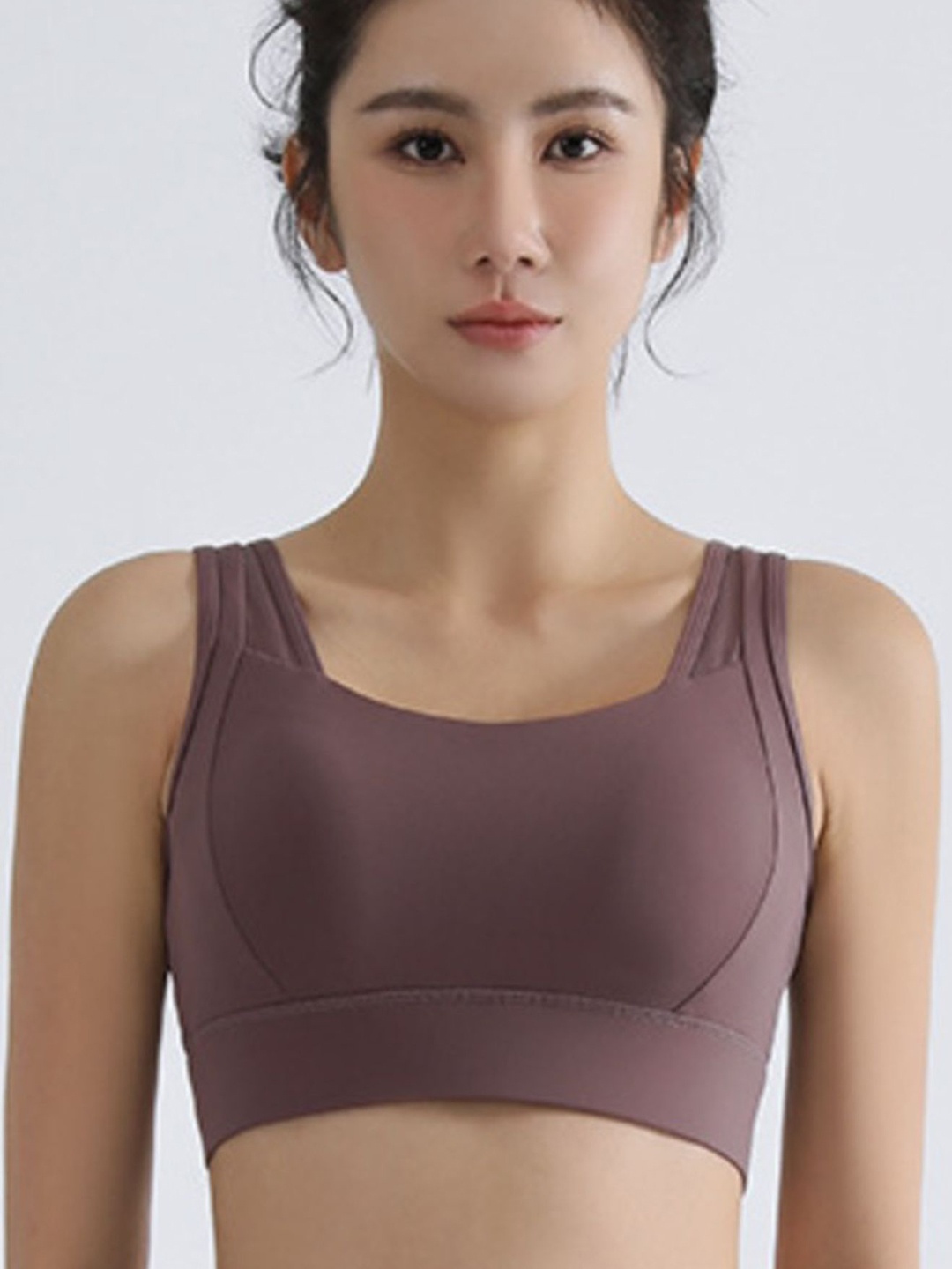 

LULU & SKY Bralette Crop Top, Brown