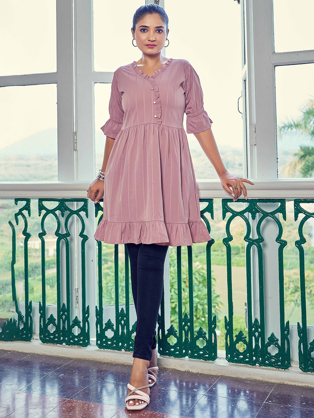 

TWINS LADY Tunic, Pink