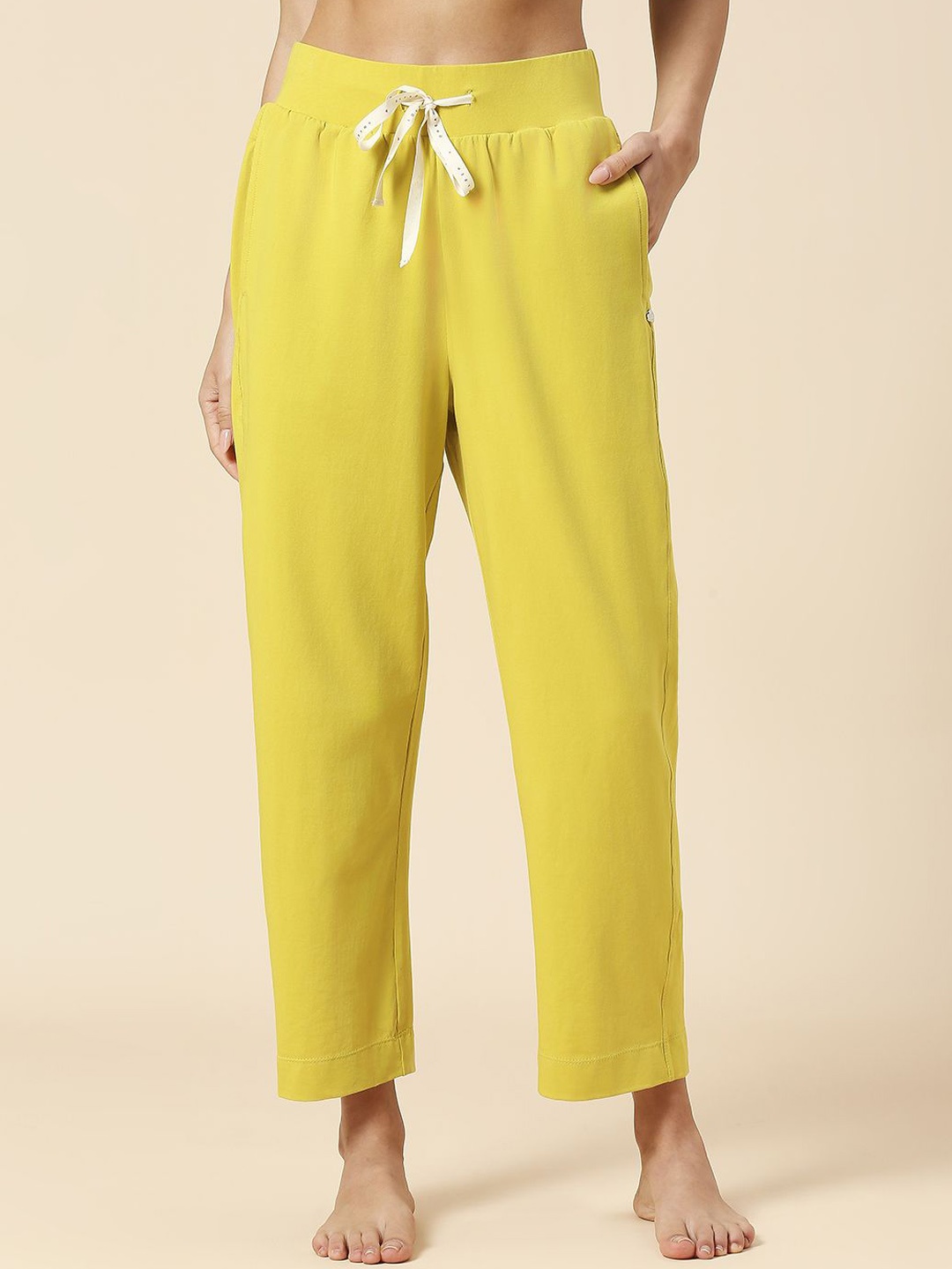 

Chemistry Women High-Rise Peg Leg Ankle-Length Lounge Pants, Lime green