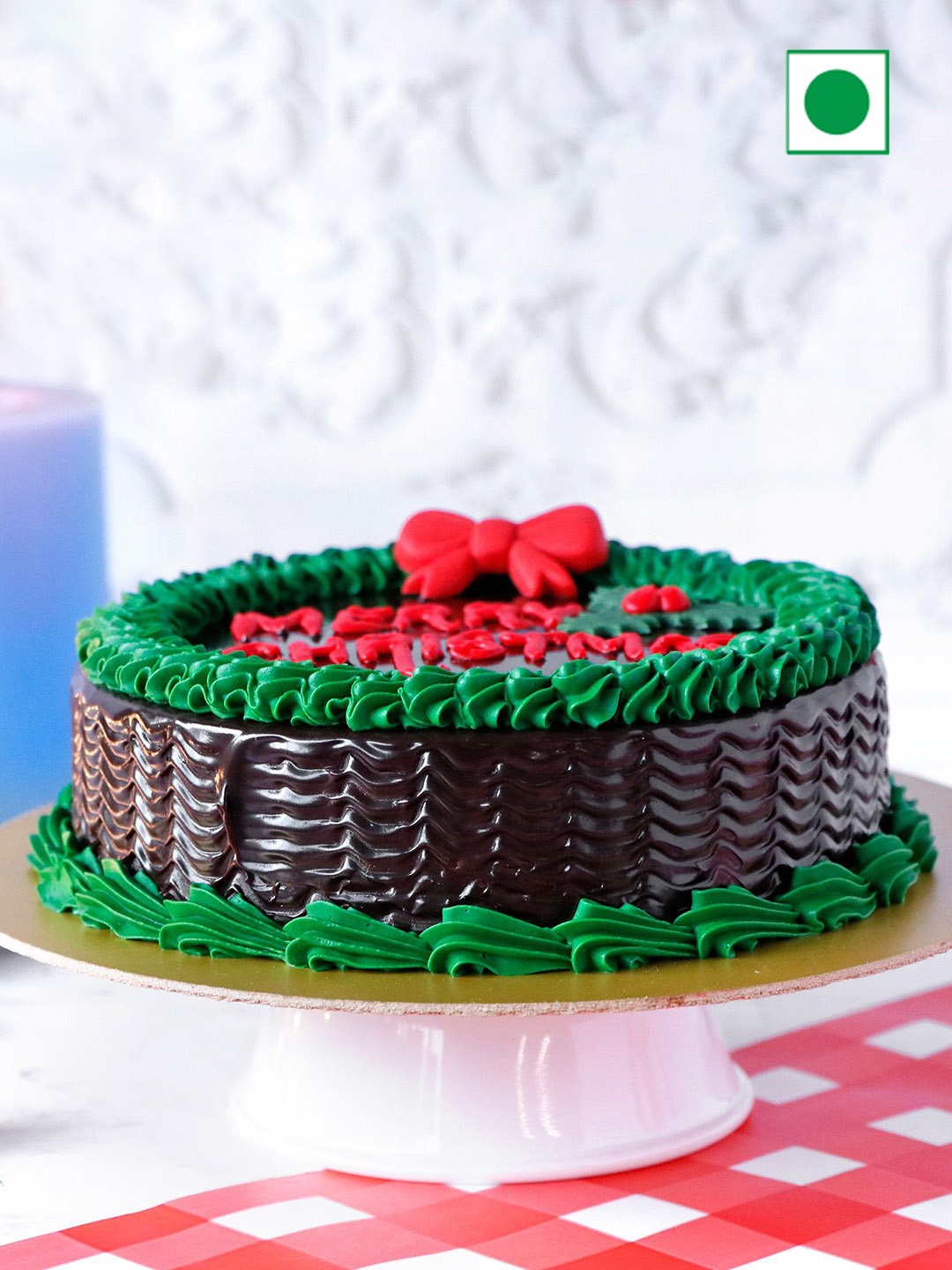 

IGP Chocolatey Flavour Eggless Round Cakes 2Kg, Black