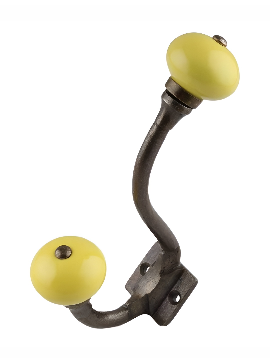 

Indianshelf Yellow & Brown 4 Pieces Utility Hooks