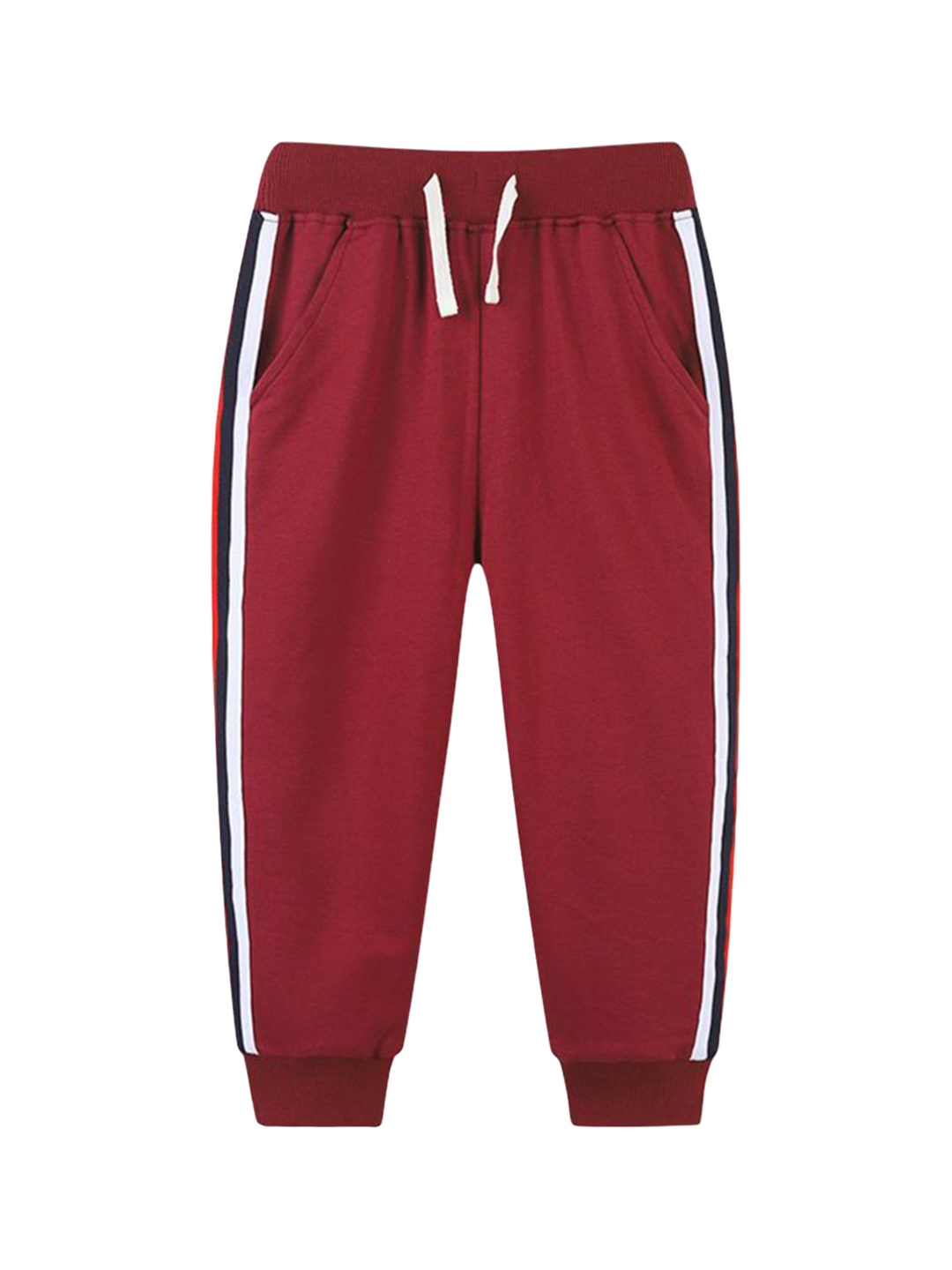 

StyleCast Boys Mid-Rise Regular Fit Joggers, Maroon