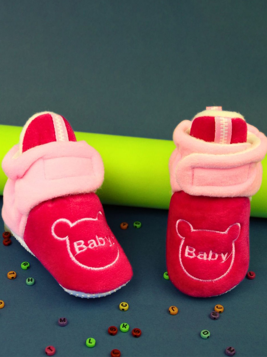 

BAESD Unisex Kids Cotton Booties, Pink