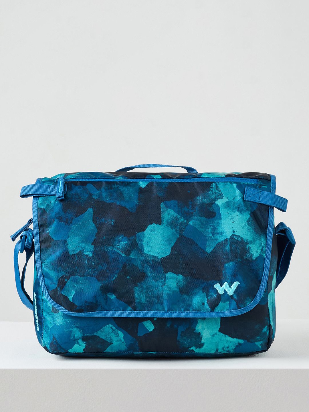 

Wildcraft Unisex Printed Messenger Bag, Blue