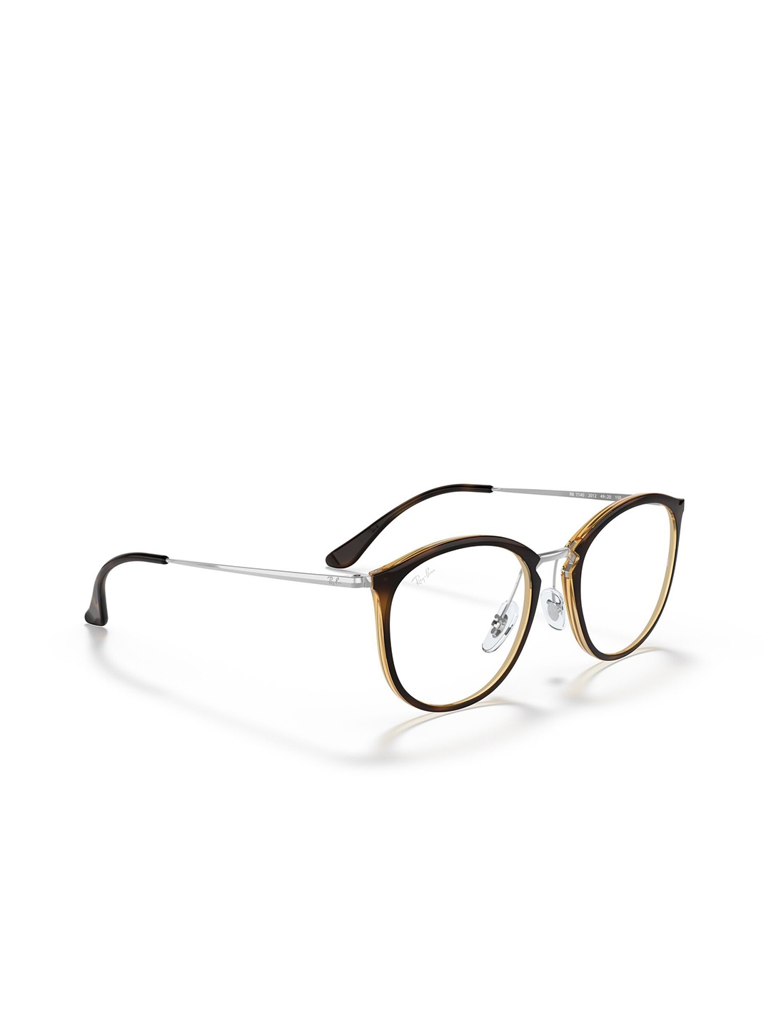 

Ray-Ban Women Full Rim Phantos Round Frames, Brown