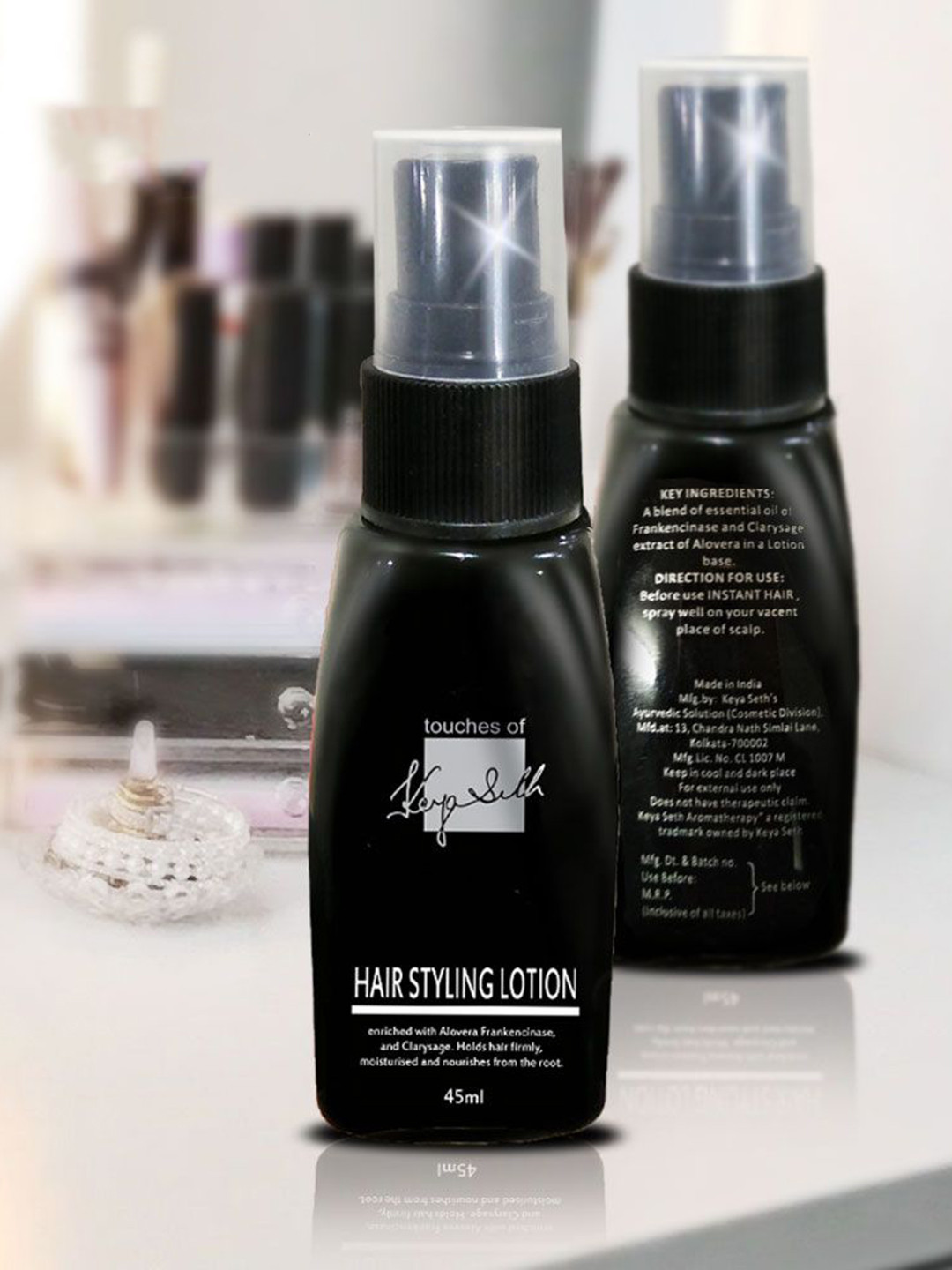 

KEYA SETH Hair Styling Lotion- 45ml, Transparent