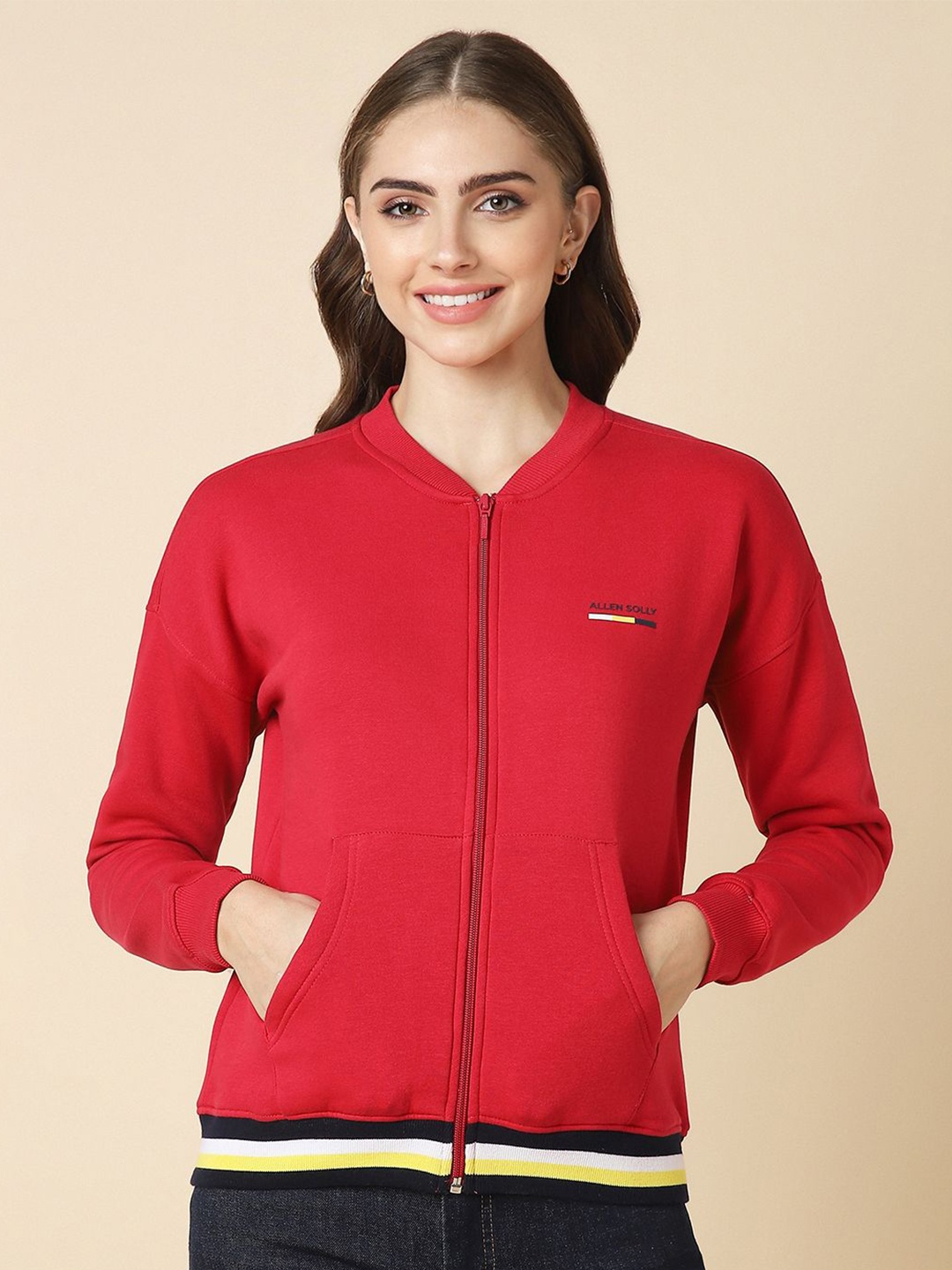 

Allen Solly Woman Women Sweatshirt, Red