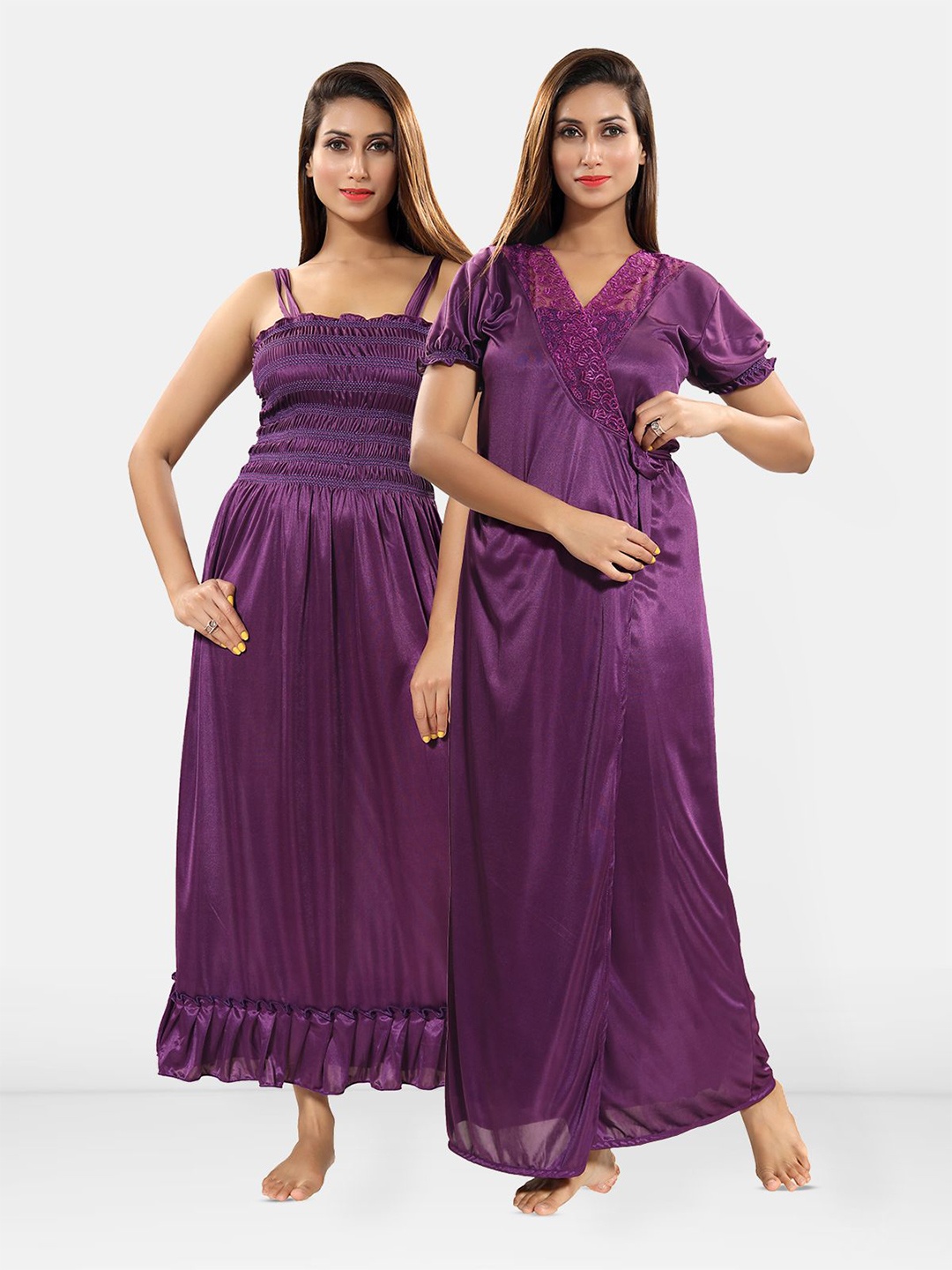 

Be You Maxi Nightdress, Purple