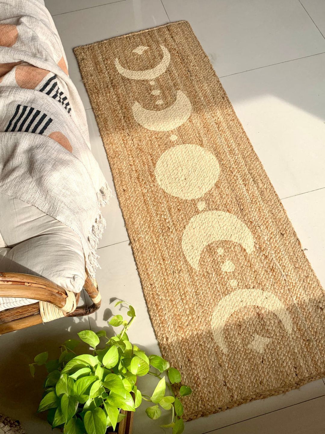 

HYPPY Beige Braided Floor Runner