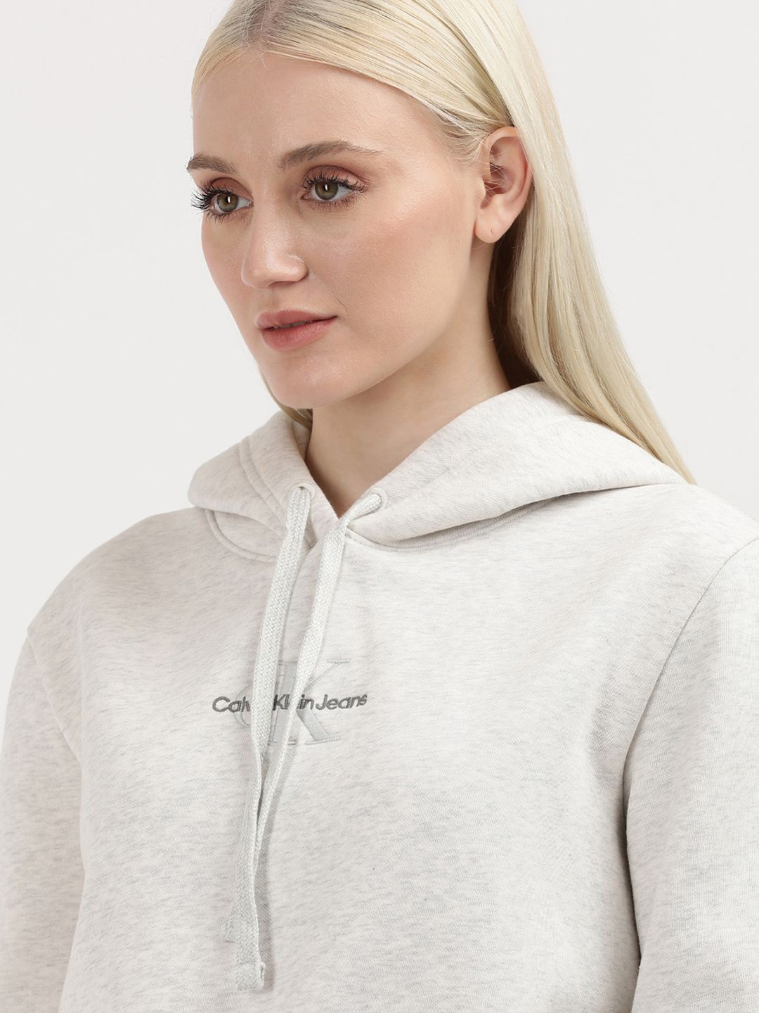 

Calvin Klein Jeans Women Hooded Sweatshirt, Grey