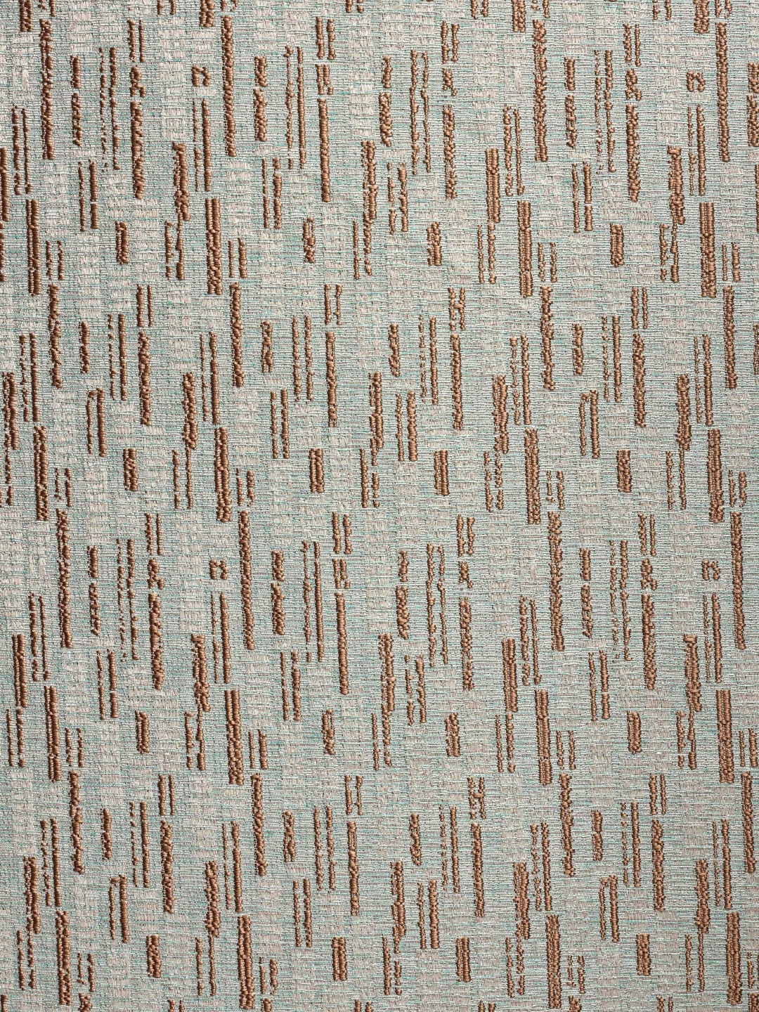 

Ariana Blue & Brown Abstract Self Design Jacquard Room Darkening Window Curtain