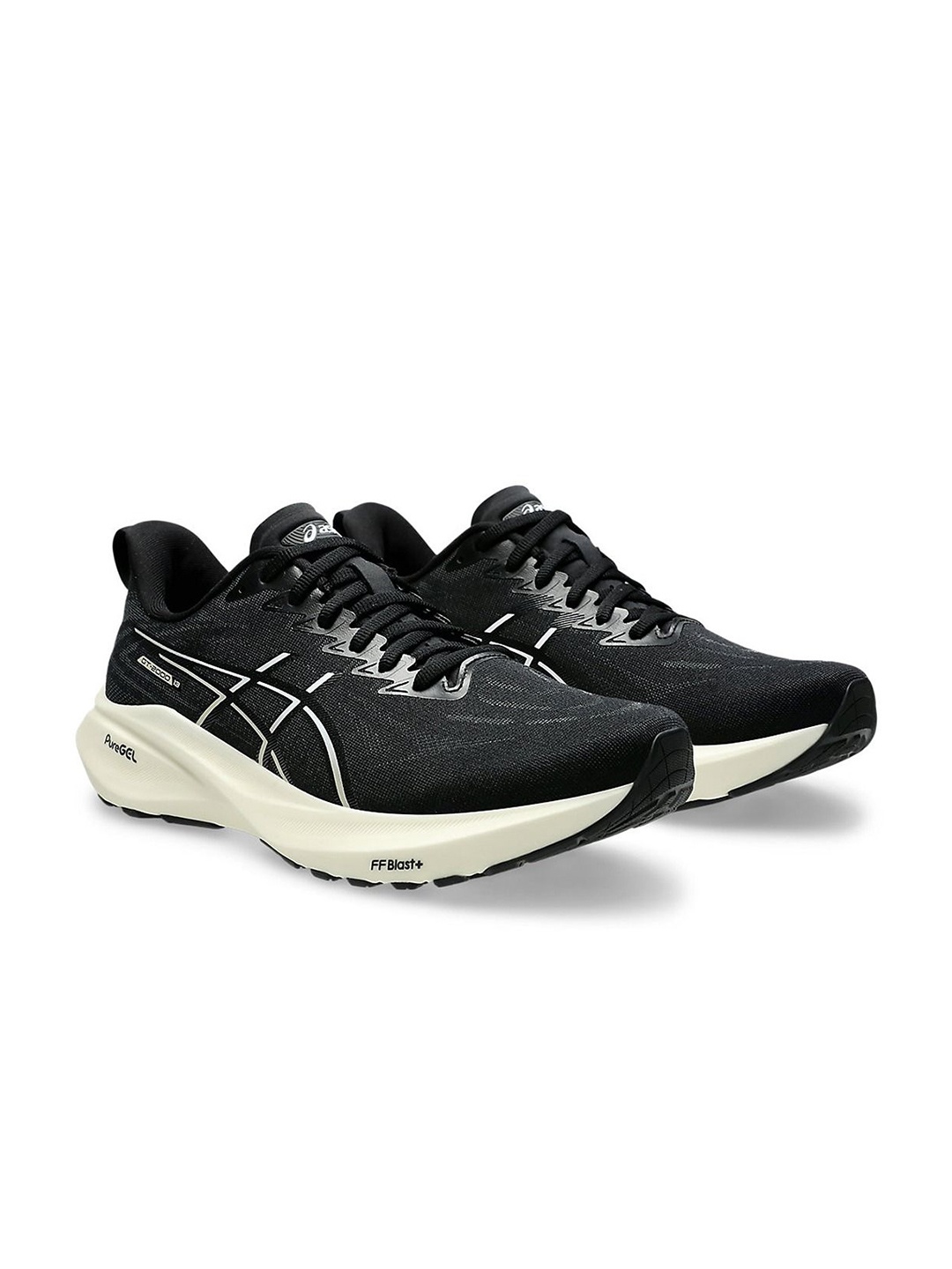 

ASICS GT-2000 13 Men Lace-Ups Textured Running Sports Shoes, Black