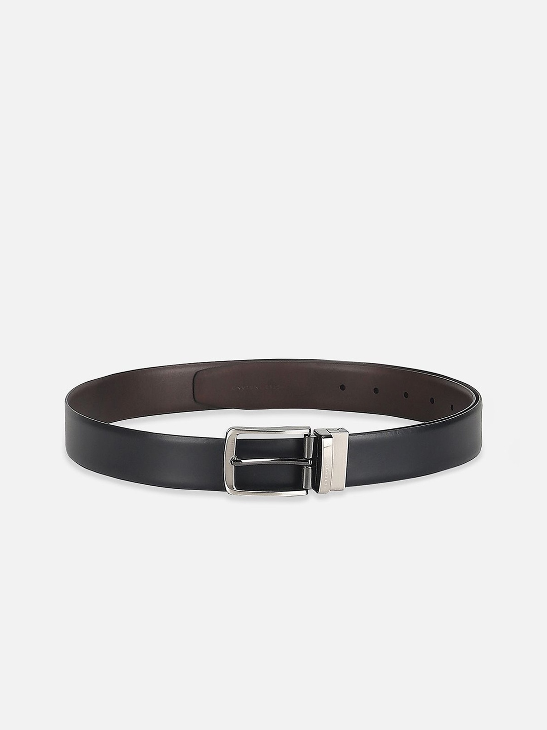 

Peter England Men Solid Tang Closure Formal Belt, Black