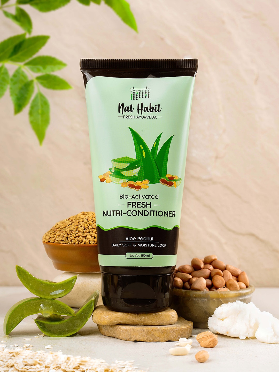 

Nat Habit Aloe Peanut Conditioner-150ml, Multi
