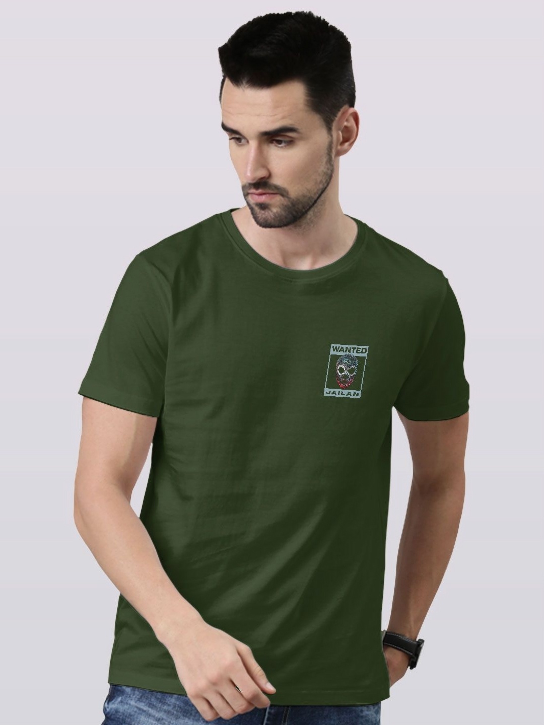 

macmerise Men Sports Printed Extended Sleeves T-shirt, Green