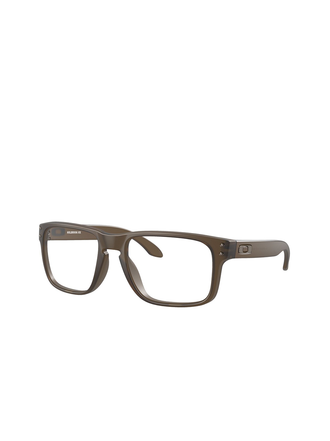 

OAKLEY Men Full Rim Square Frames, Brown