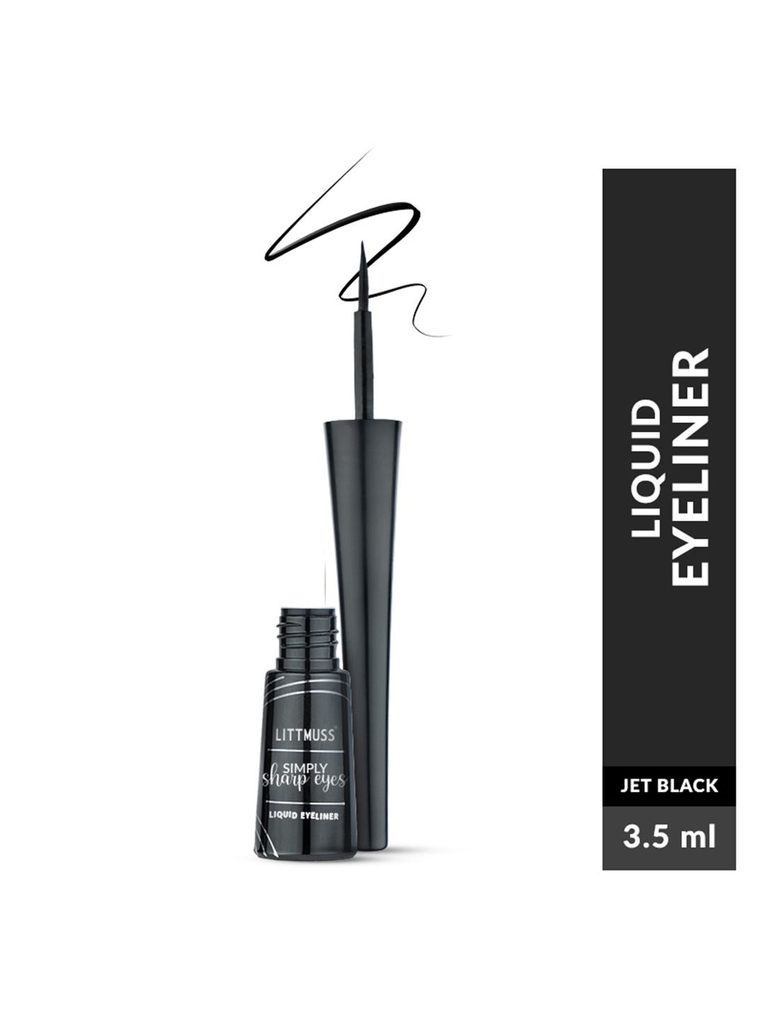 

LITTMUSS Simply Sharp Eyes Liquid Eyeliner - 3.5ml - Jet Black