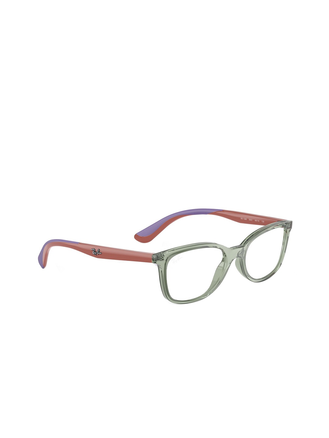 

Ray-Ban Junior Kids Colourblocked Full Rim Square Frames, Green