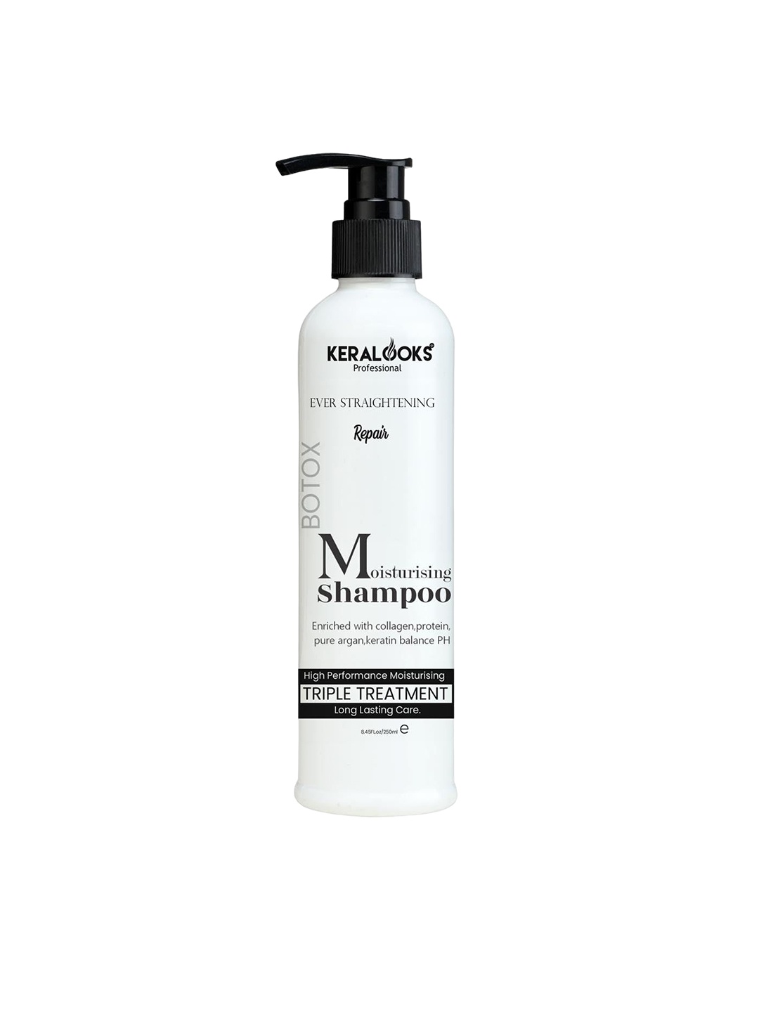 

Keralooks professional Moisturizing Shampoo To Control Frizz - 250ml, White
