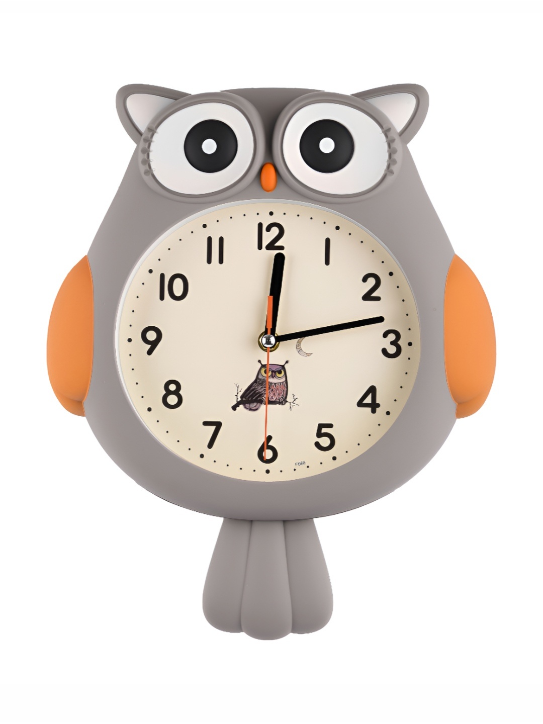 

COMICSENSE Grey & Beige Textured Bird Shaped Contemporary Wall Clock