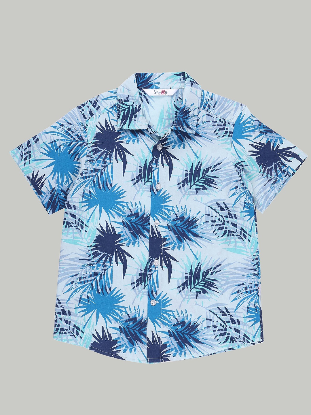 

SPYBY Boys Floral Opaque Printed Casual Shirt, Multi