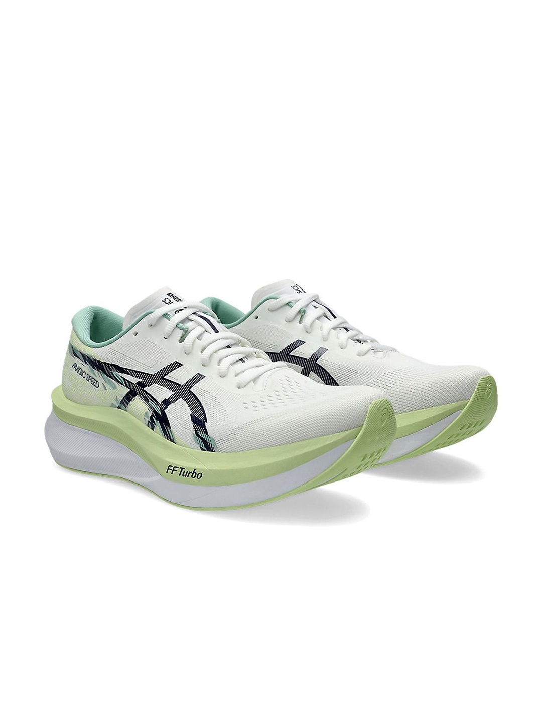 

ASICS MAGIC SPEED 4 Men Textured Running Sports Shoes, White