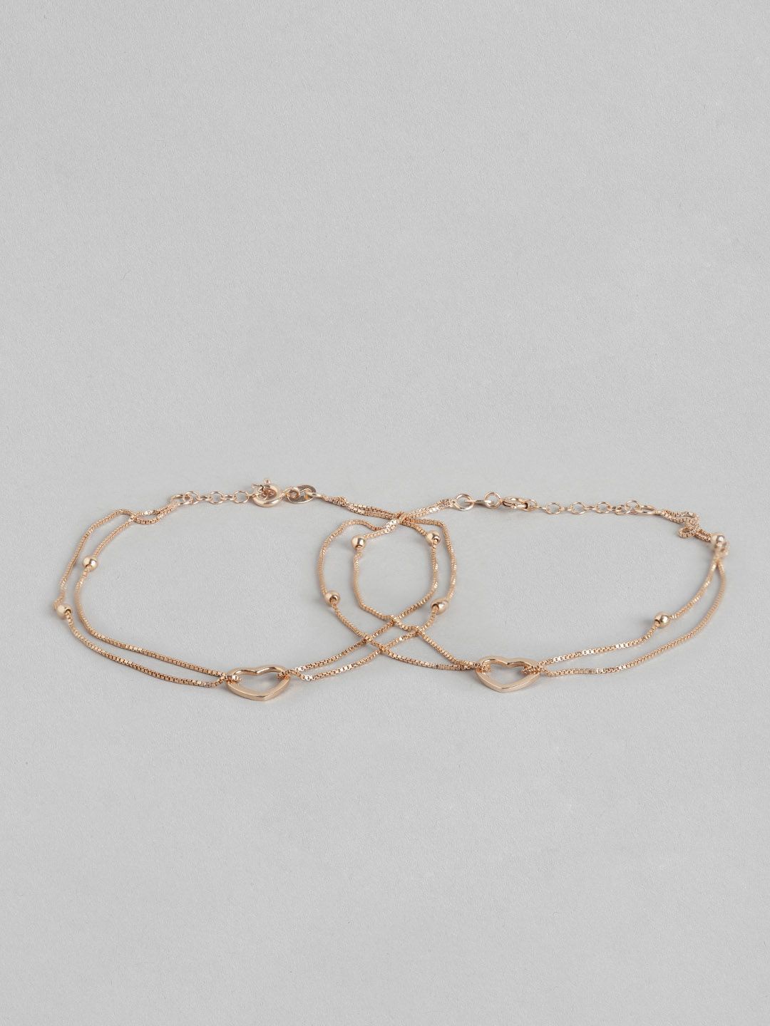

Zavya Sterling Silver Rose Gold-Plated Anklet Gift Hamper