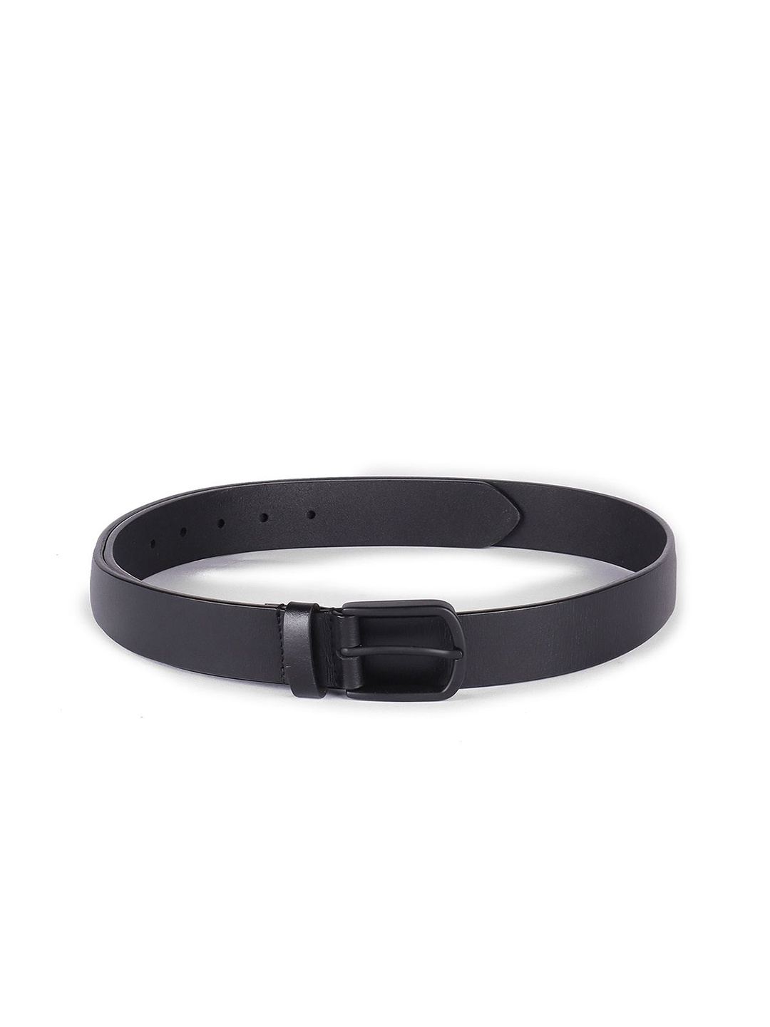 

Allen Solly Men Textured Tang Closure Belt, Black