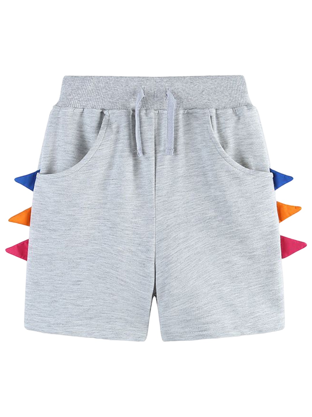 

StyleCast Boys Mid-Rise Cotton Shorts, Grey