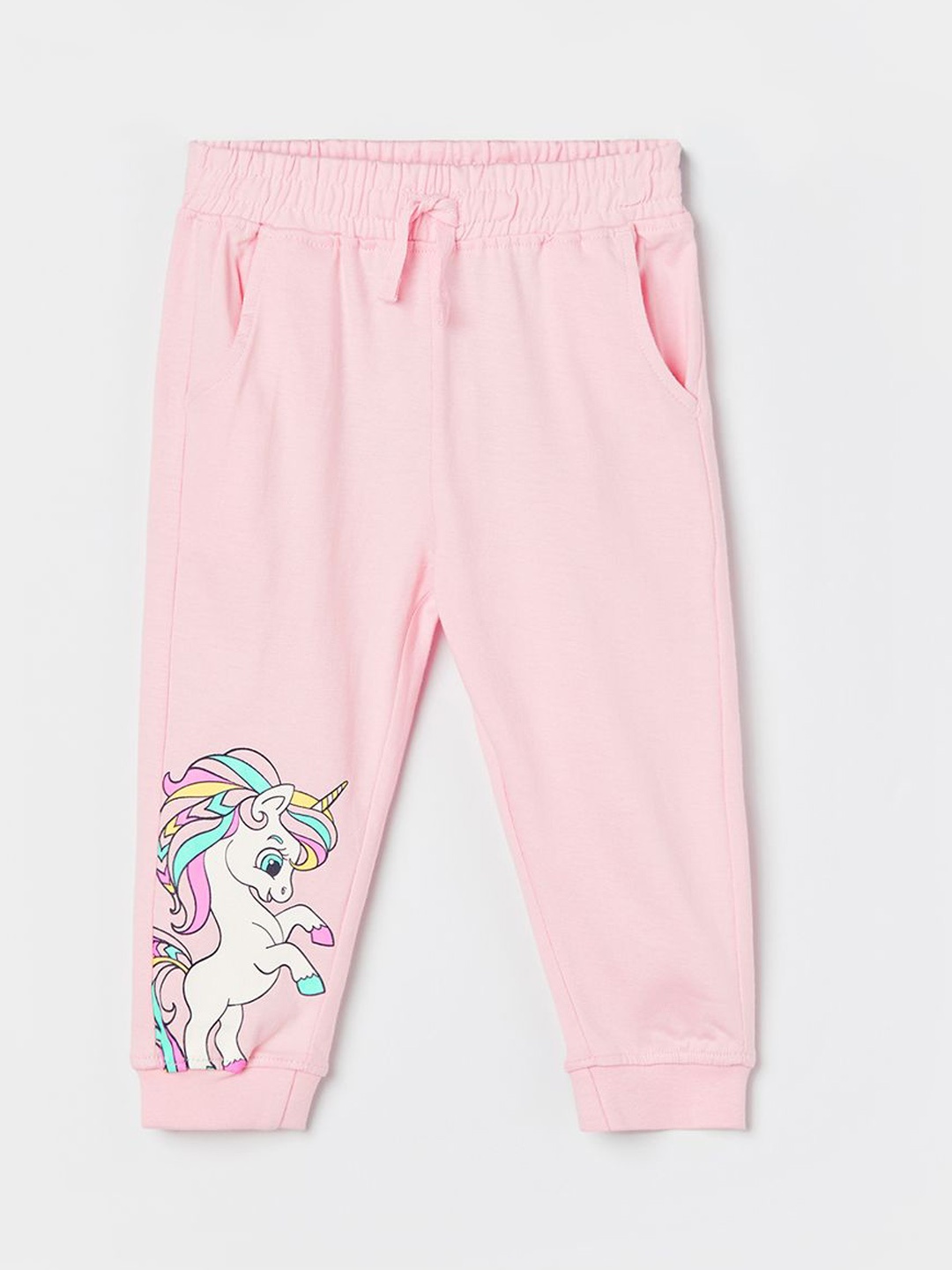 

Juniors by Lifestyle Girls Graphic Jogger Pants, Pink