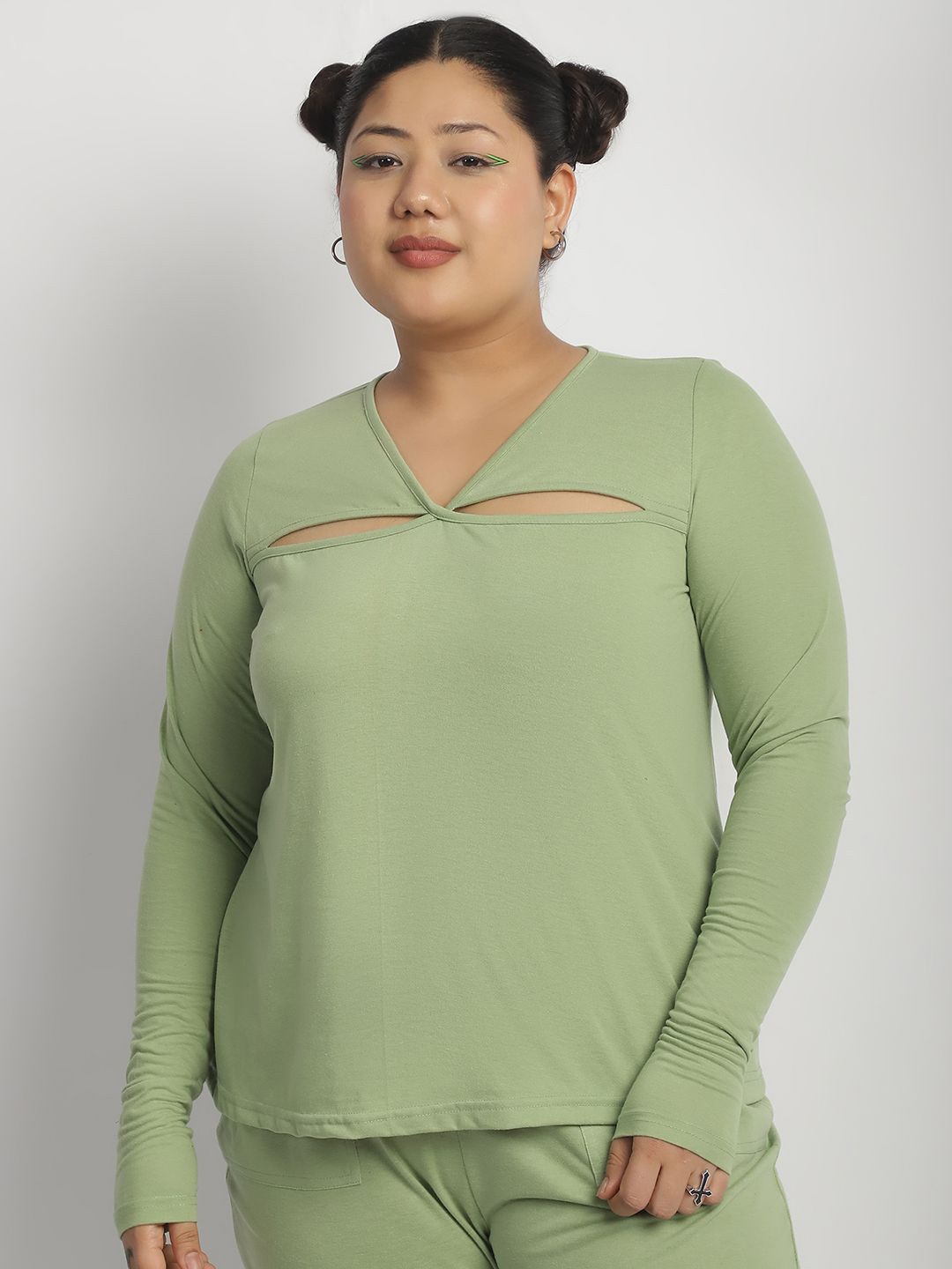 

thkgrlz Top, Green