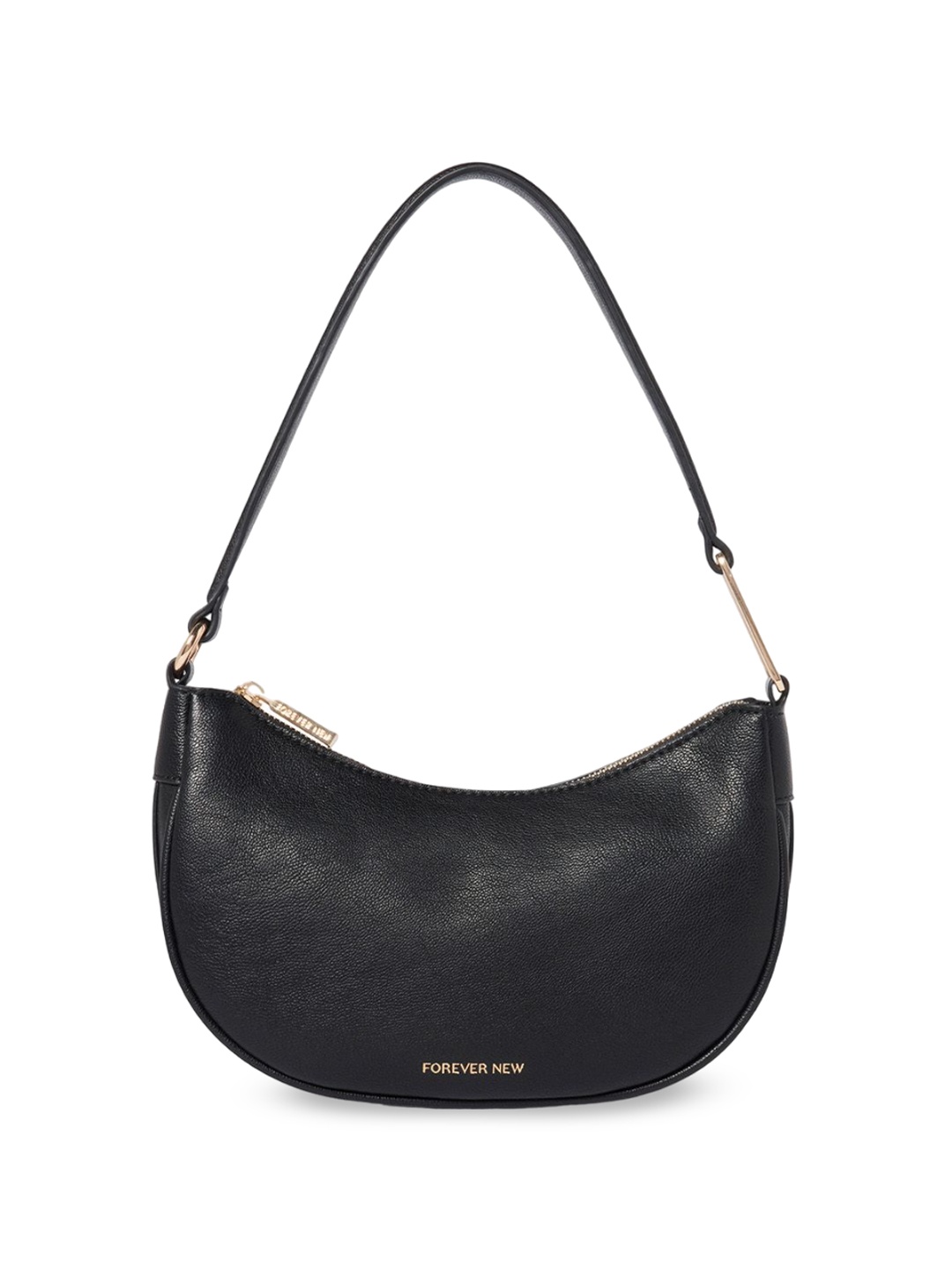 

Forever New PU Half Moon Hobo Bag, Black