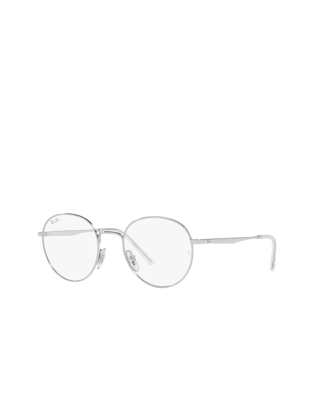 

Ray-Ban Unisex Full Rim Oval Frames, Silver