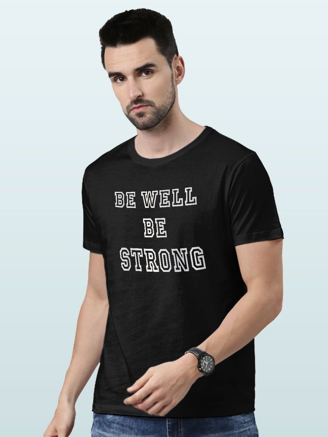 

macmerise Men Typography Printed T-shirt, Black