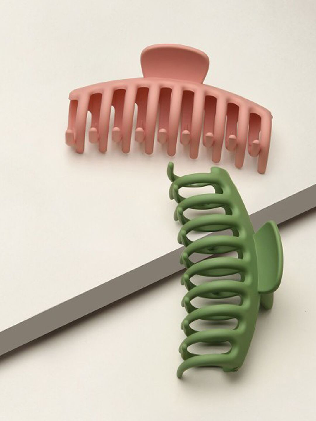 

Xivir Women Set of 2 Claw Clip, Green